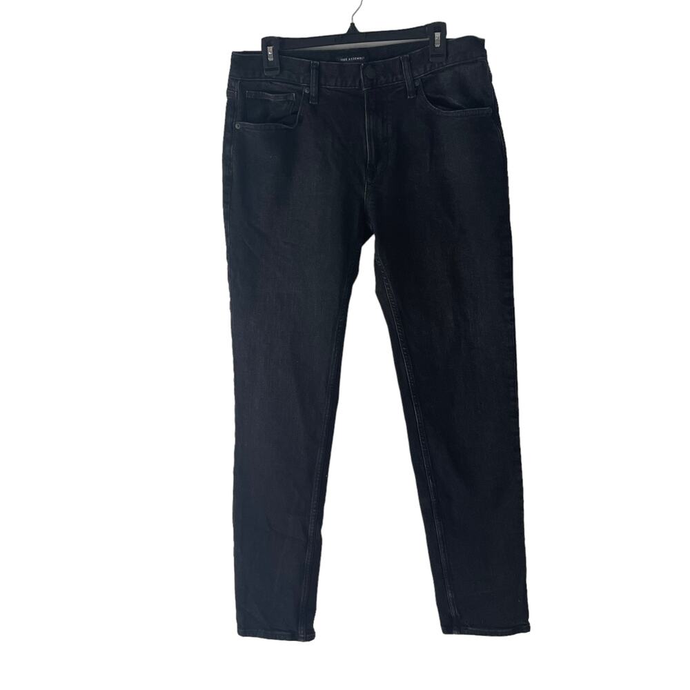 Free Assembly 34 X 32‎ Black Straight Leg Denim Jeans
